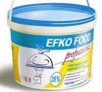Майонез "EFKO FOOD" 35% professional, Салатный легкий, низкокалор.ведро 9,5 кг/10л