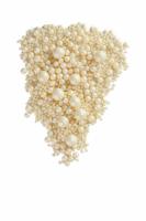 Драже зерновое взорванные  зёрна риса в цветной глазури Жемчуг серебро (микс) 108